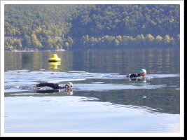 Jörg und ich im ruhigen Edersee :-)