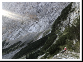 Anstieg nach der Rheintalangerhütte